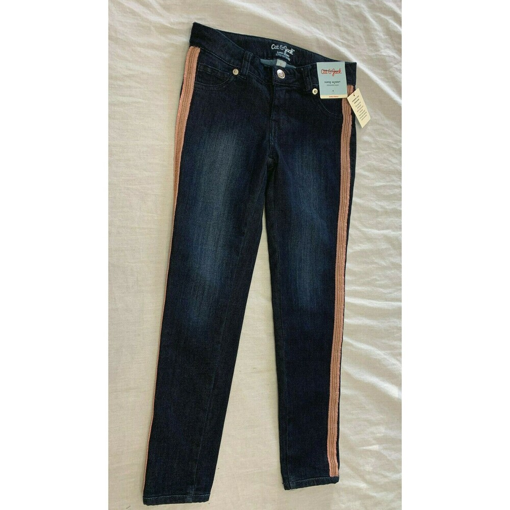 NWT CAT JACK GIRLS SUPER SKINNY STRETCH JEANS SIZE 8